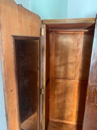 Armario Antiguo Madera con Espejo