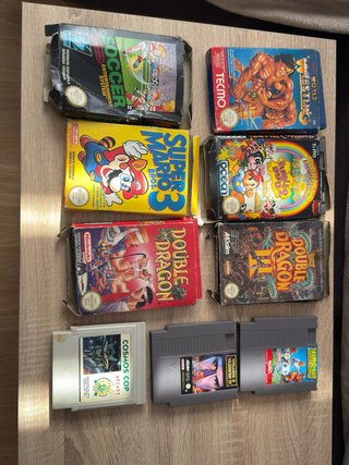 Juegos nintendo y manual double dragon