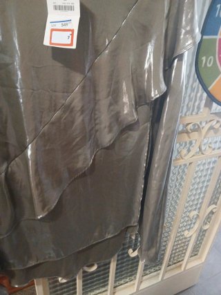 Blusa fiesta plateada ZARA Talla M