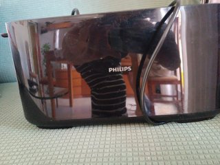 Tostadora Philips Negra