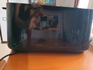 Tostadora Philips Negra