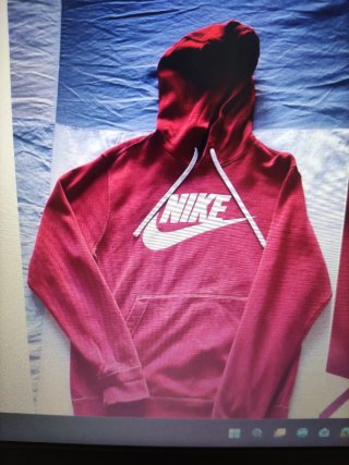 Sudadera Nike Roja con Capucha Talla S