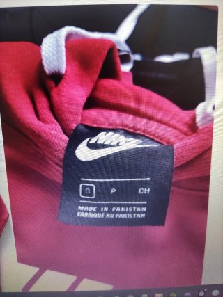 Sudadera Nike Roja con Capucha Talla S