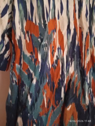 Camisa Estampada Mango Talla M