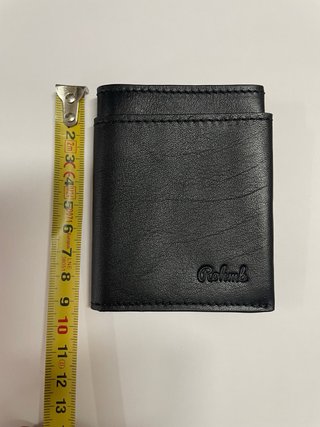 Cartera de piel Rohmb negra