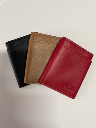 Cartera de piel Rohmb negra