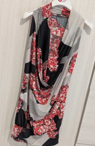 Abito donna mini estivo rosso TU Made in Italy