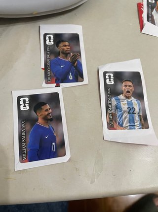 Cromos Coca-Cola: Camavinga, Saliba, Lautaro