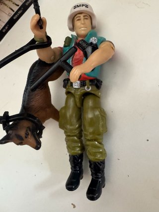 G.I. Joe Original M.P. y K-9 Law & Order v1