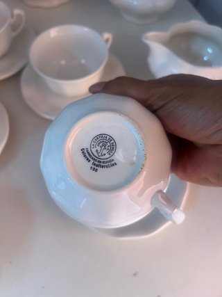 Juego de té La Cartuja de Sevilla