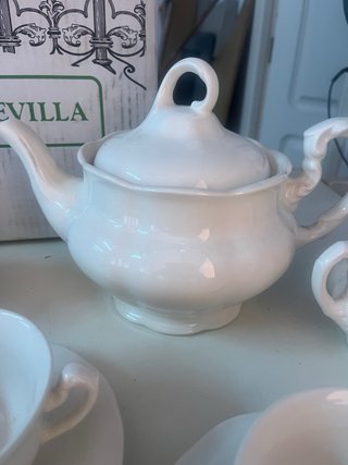 Juego de té La Cartuja de Sevilla