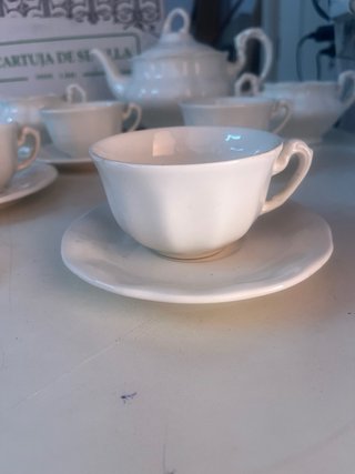 Juego de té La Cartuja de Sevilla