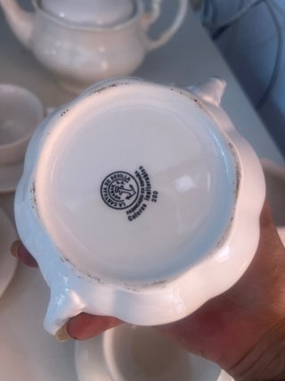 Juego de té La Cartuja de Sevilla