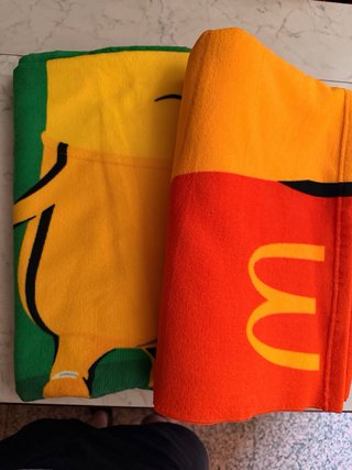 Coppia Teli Mare McDonald's Minions Ed. Limitata