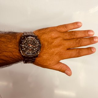 Reloj Bulova Precisionist Cronógrafo Negro/Plata