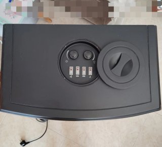 Estufa eléctrica imitando chimenea