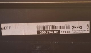 Sillas plegables Ikea negras