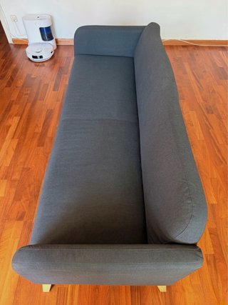 Sofá 3 plazas IKEA LINANÄS gris oscuro