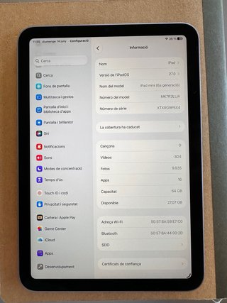 iPad Mini 6 + Apple Pencil 2 Purpura