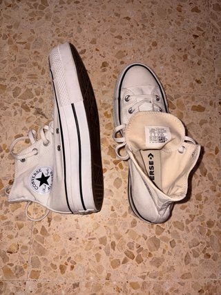 Converse Blancas Plataforma