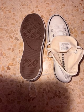 Converse Blancas Plataforma