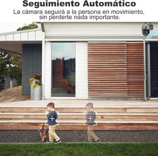 Cámara de Vigilancia WiFi Inalámbrica 8MP