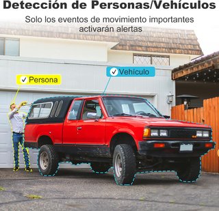 Cámara de Vigilancia WiFi Inalámbrica 8MP