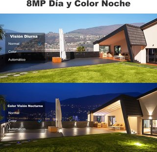 Cámara de Vigilancia WiFi Inalámbrica 8MP