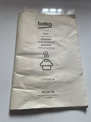 Cocina de gas Beko con 2 bombonas