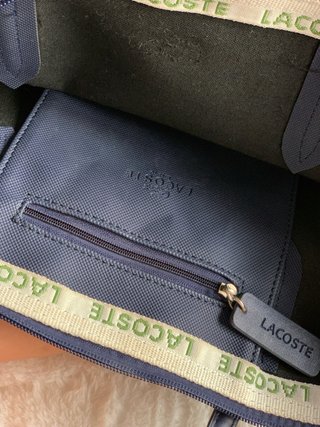 Bolso Tote Lacoste Azul Marino