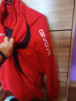Chándal Givova Rojo y Negro Talla XL