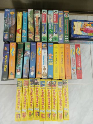 Lote 30 Películas VHS Infantiles Variadas