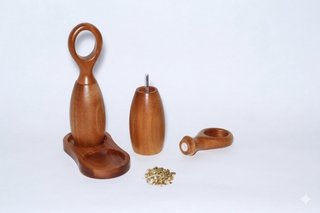 Set Molinillo Sal y Pimienta Madera Acacia