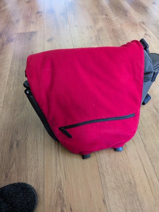 Bolso Bugaboo Rojo y Gris