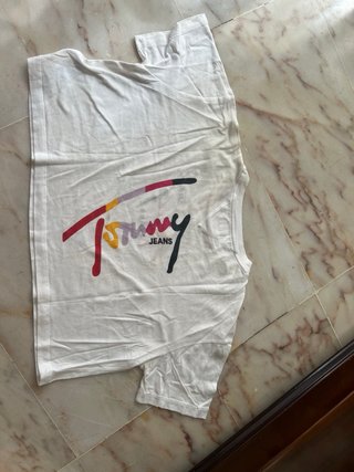 Camiseta Tommy Jeans Talla M Bordada Multicolor