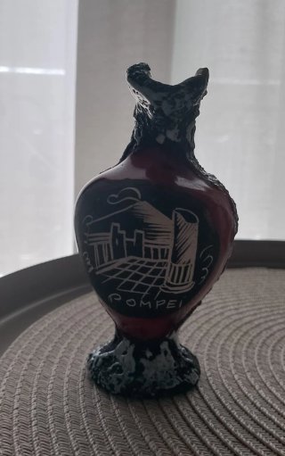 Vaso decorativo in ceramica souvenir di Pompei