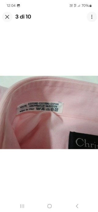Camicia uomo cotone Christian dior tg M