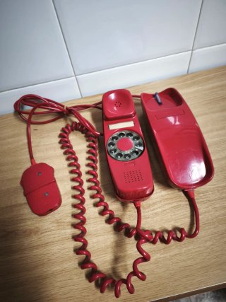 Teléfono Góndola Rojo Antiguo REBAJADO