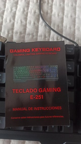 Teclado Gaming DHG E251 RGB
