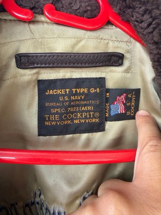 Chaqueta aviador piel marrón