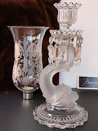 Baccarat Candeliere in cristallo modello Dolphin