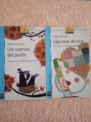 LOTE (III) DE 10 LIBROS EL BARCO DE VAPOR (azules)