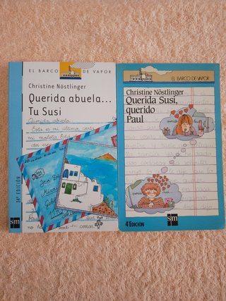 LOTE (III) DE 10 LIBROS EL BARCO DE VAPOR (azules)