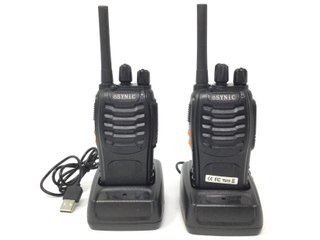 Walkie Talkie Esynic ESY082 Negro/Naranja