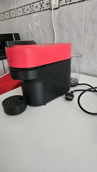 Cafetera Nespresso Krups Vertuo Pop Roja