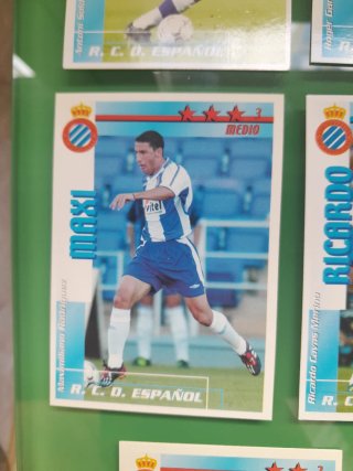 Cromos de fútbol RCD Espanyol