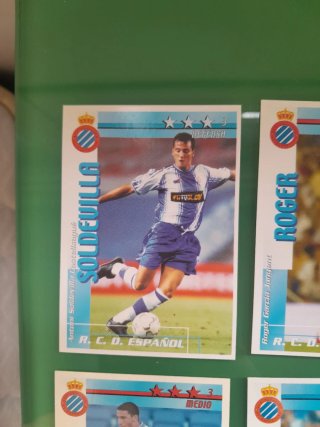 Cromos de fútbol RCD Espanyol