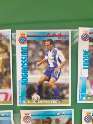 Cromos de fútbol RCD Espanyol
