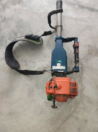 Vareador de aceitunas con motor