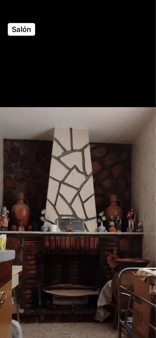 Banco antiguo terciopelo y mimbre